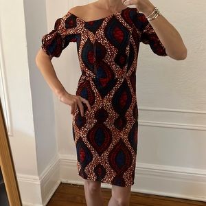 African print dress